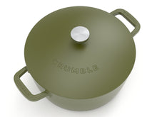 Load image into Gallery viewer, Crumble Cast Iron Round Casserole 24cm