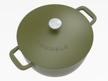 Load image into Gallery viewer, Crumble Cast Iron Round Casserole 24cm