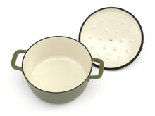 Load image into Gallery viewer, Crumble Cast Iron Round Casserole 24cm