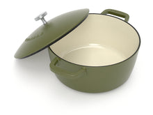 Load image into Gallery viewer, Crumble Cast Iron Round Casserole 24cm
