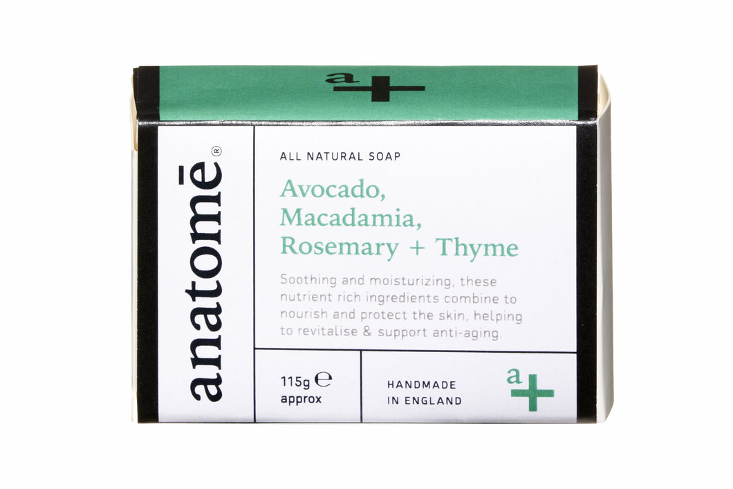 Body Care - Avocado, Macadamia, Rosemary + Thyme Soap